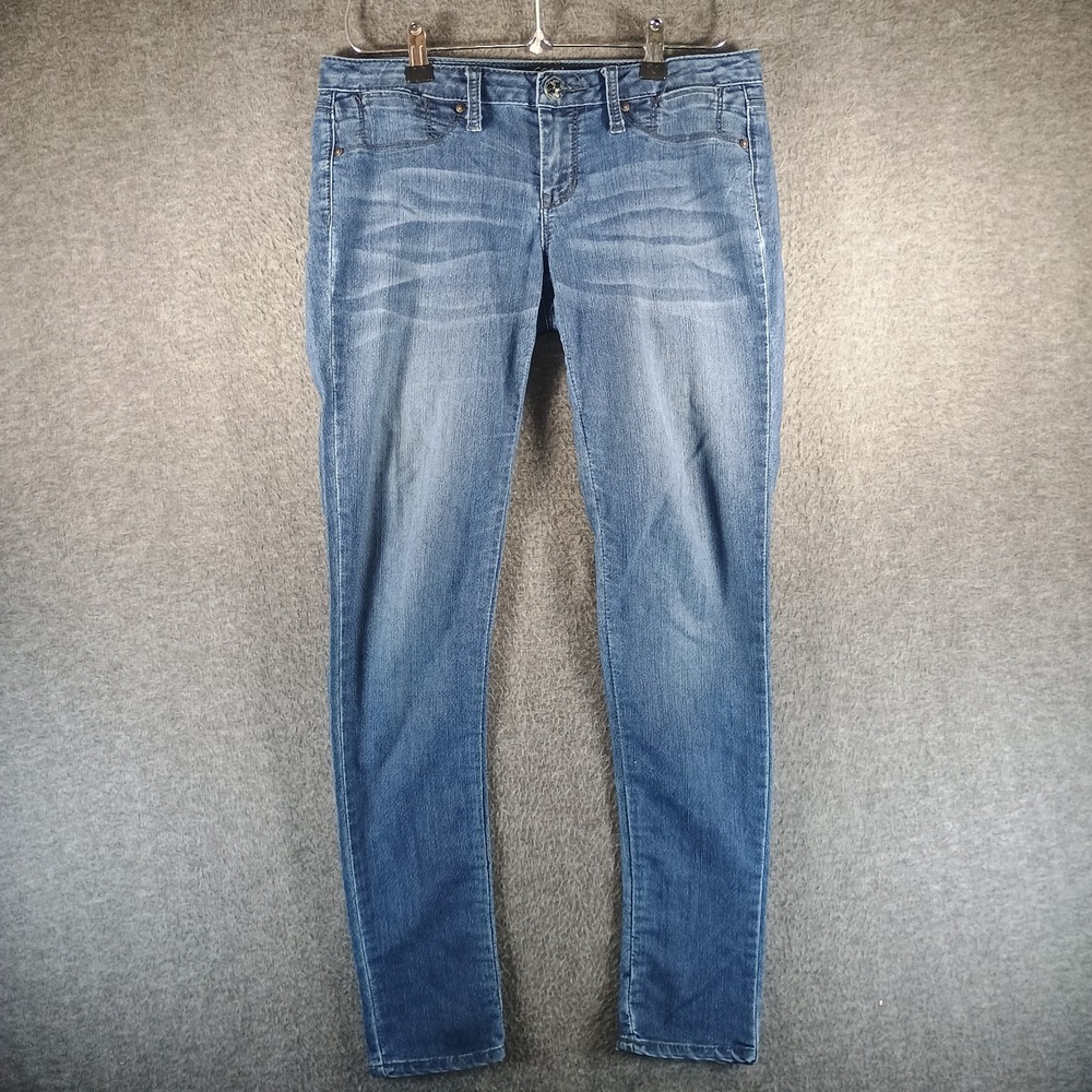 Stitch's Authentic Black Label Denim LYNX Jeans Women 28 Skinny Med Wash 32/29
